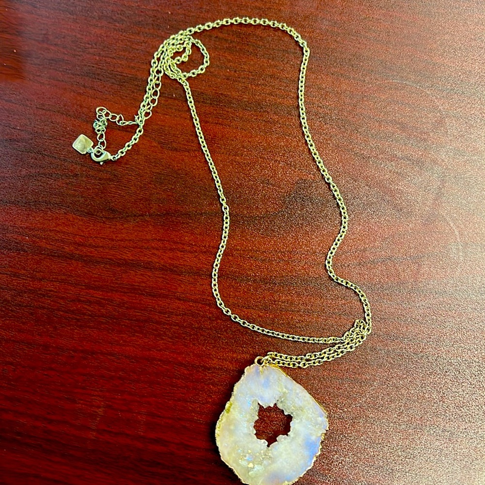 Long Crystal necklace